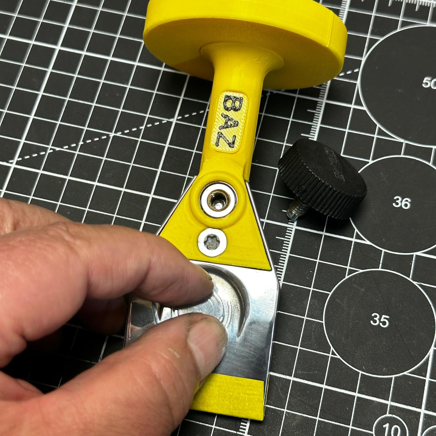 The BAZ™ Knife Jig Handle V4.1 (Suits Tormek KJ Jigs)
