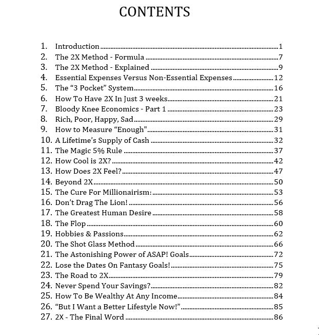 The Freedom Number - The Ultimate Money Mindset (Digital eBook)