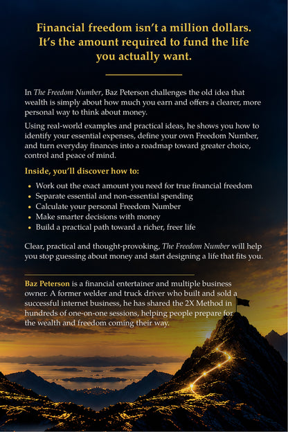 The Freedom Number - The Ultimate Money Mindset (Digital eBook)