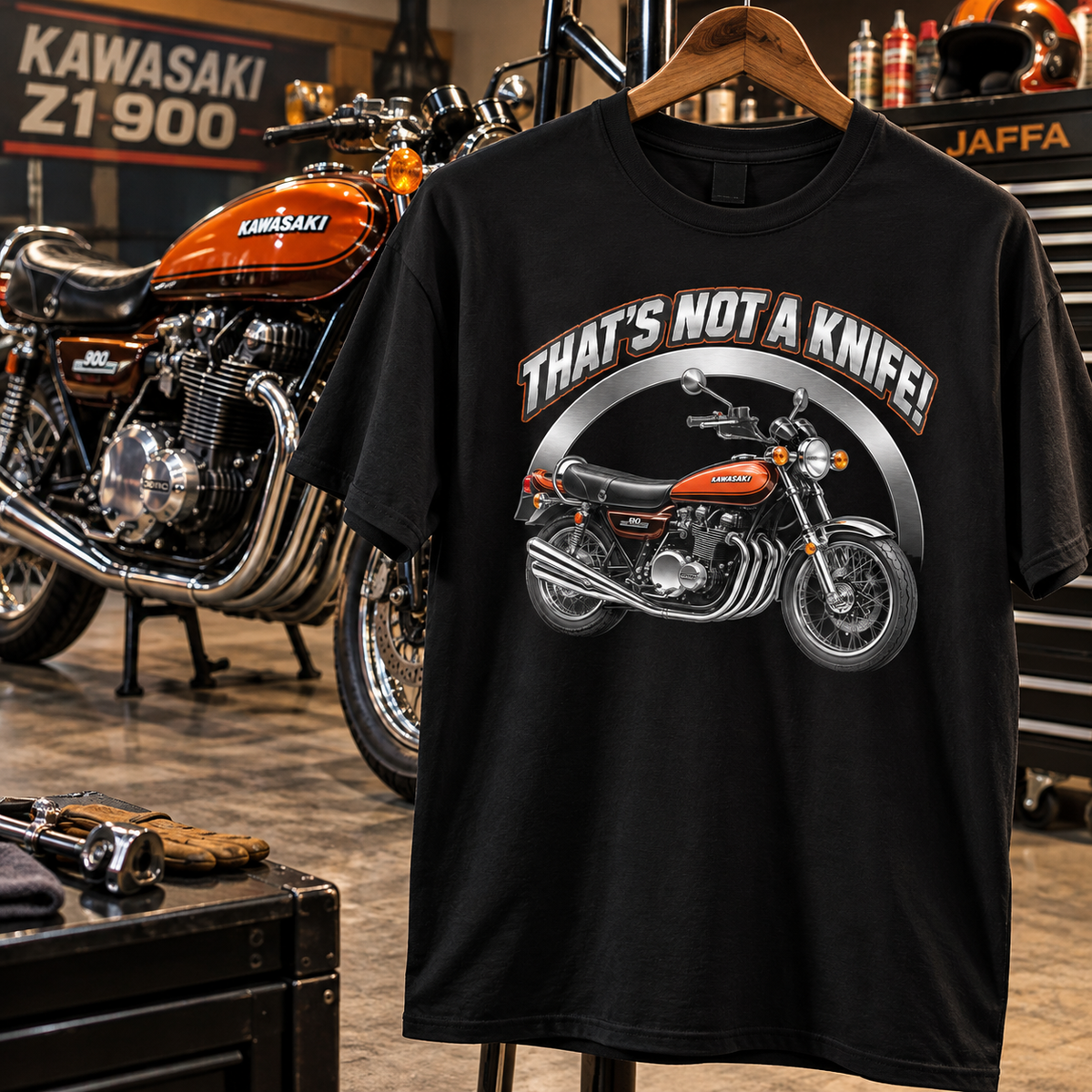 That's Not A Knife! [T-Shirt] - Kawasaki Z1 900